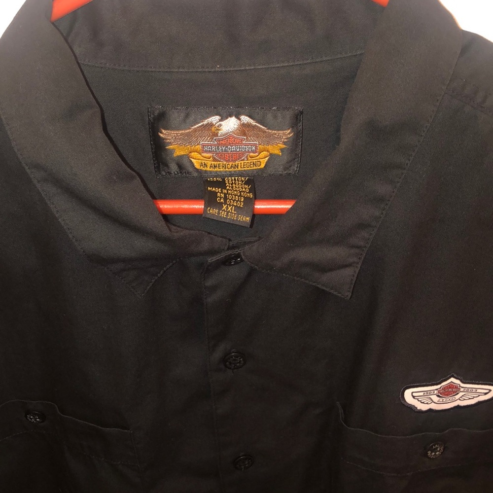 Harley Davidson button down shirt